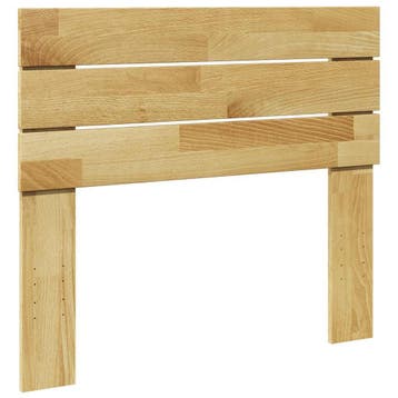vidaXL Hoofdbord 75 cm massief hout eiken, Verzenden
