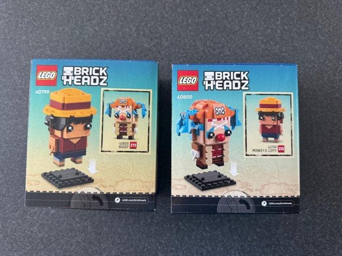 Lego Set - BrickHeadz - Monkey D. Luffy; Buggy, Enfants & Bébés, Jouets | Duplo & Lego
