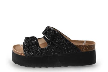 Colors of California Slippers in maat 41 Zwart, Slippers, Verzenden, Zwart, Zo goed als nieuw