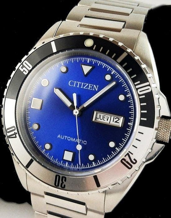 Citizen - Automatic Sports Diver Blue Dial - Zonder, Bijoux, Sacs & Beauté, Montres | Hommes
