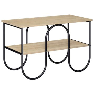 vidaXL TV-meubel 80 x 40 x 50 cm Sonoma Eiken Bewerkt hout, Huis en Inrichting, Verzenden, Nieuw