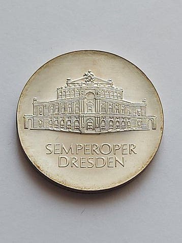Allemagne, République Démocratique 10 Mark 1985 / Semperoper