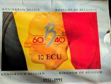 Belgique. 10 Ecu King Baudouin’s reign from 1951–1991 (Sans