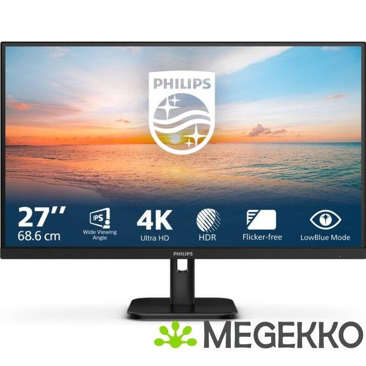 Philips 1000 Series 27E1N1800A/00 27  4K Ultra HD IPS, Computers en Software, Monitoren, Nieuw, Verzenden
