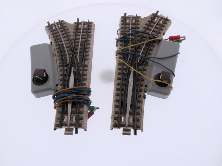 Schaal H0 Märklin 3600 MWS elektrische wissel set L+R #9200, Hobby & Loisirs créatifs, Trains miniatures | HO, Rails, Enlèvement ou Envoi