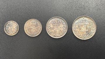 Verenigd Koninkrijk. Victoria. 1,2,3,4 Maundy (pence) 1894