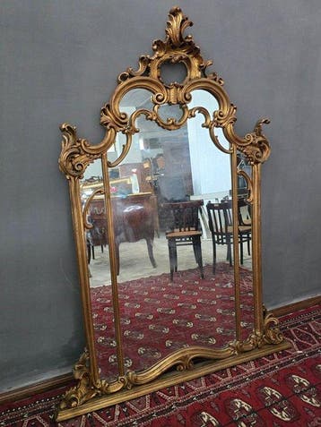 Miroir mural - Bois, Verre
