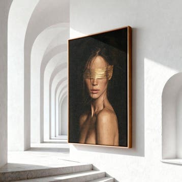 Iconica - The Gilded Blindfold - unique 1/1 XXL (150 x 100