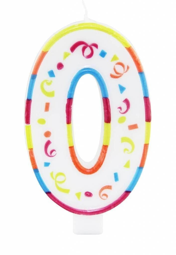 Kaars XL 0 Jaar 17cm, Hobby en Vrije tijd, Feestartikelen, Nieuw, Verzenden
