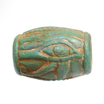 in de stijl van het Oud-Egyptisch. Faience Zeldzame grote