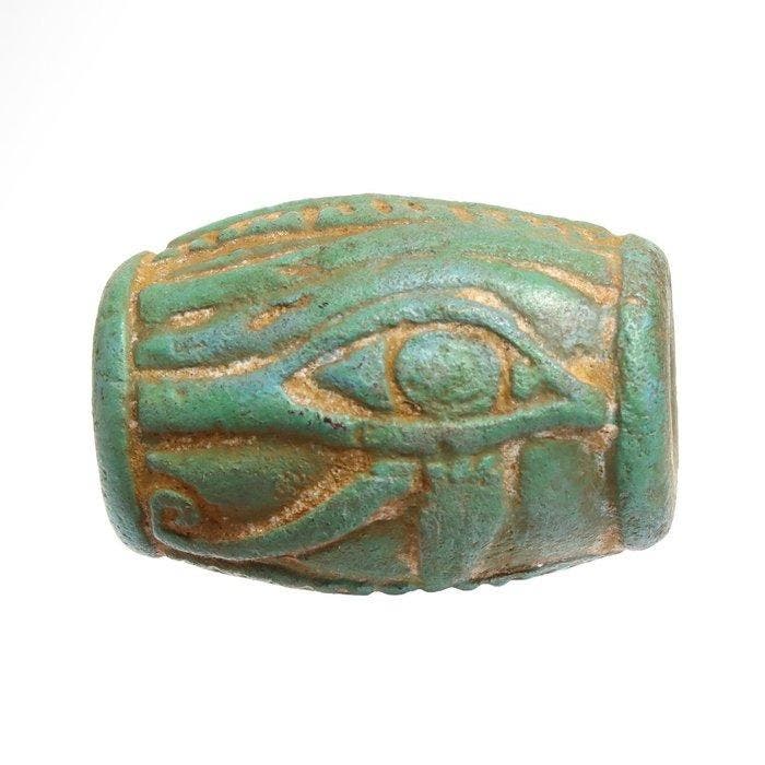 in de stijl van het Oud-Egyptisch. Faience Zeldzame grote, Antiek en Kunst, Antiek | Overige Antiek