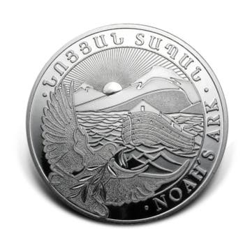 Zilveren munt Noahs Ark 5 troy ounce