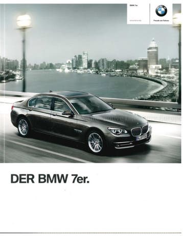 2014 BMW 7 SERIE BROCHURE DUITS, Ophalen of Verzenden, Nieuw