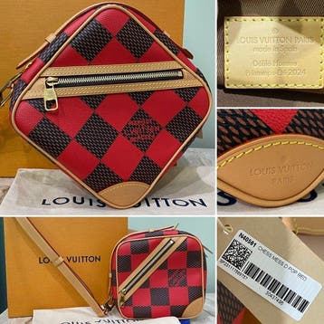 Louis Vuitton - CHESS DAMIER LIMITED EDITION - Sac à, Nieuw