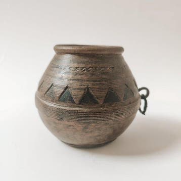 Beker - Lota - Messing - tribale Indiase metaal