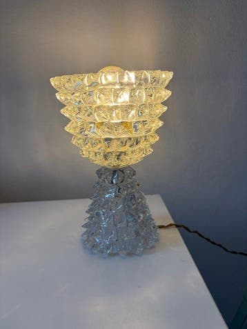 Lampe - Verre de Murano - Lampe des années 50 en verre, Antiquités & Art