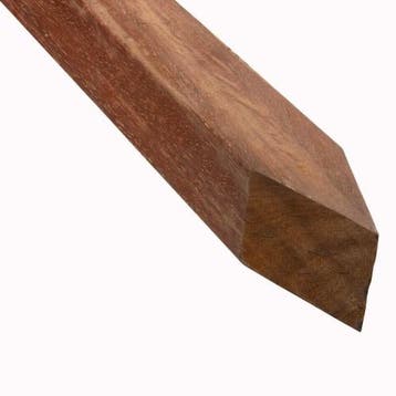 Hardhouten paal 60x60 mm 275 cm, Verzenden, Nieuw