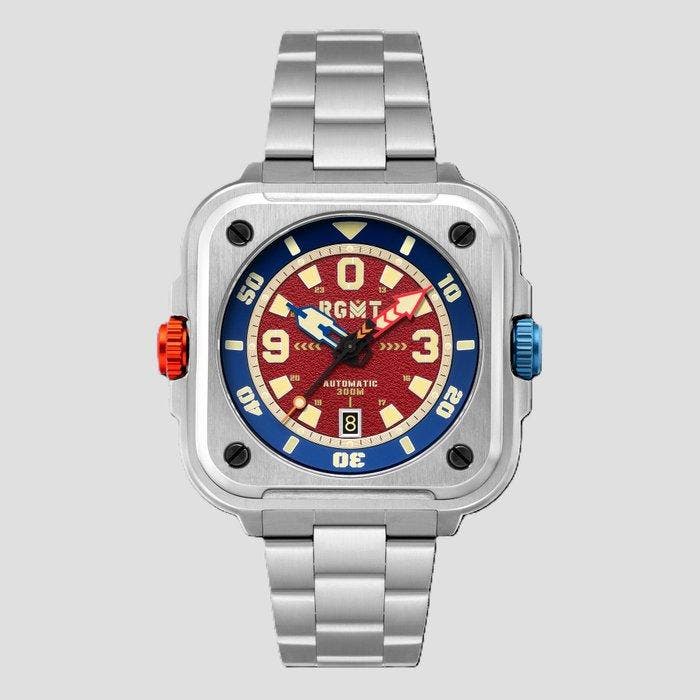 RGMT - Automatic - Sapphire - Square - 21 Jewels - NEW -, Bijoux, Sacs & Beauté, Montres | Hommes
