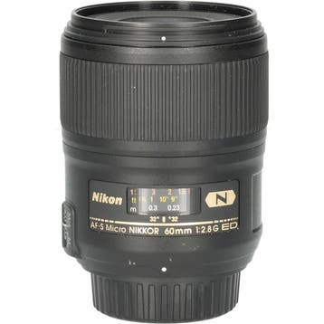 Tweedehands Nikon AF-S 60mm f/2.8G ED Micro CM7869, Audio, Tv en Foto, Ophalen of Verzenden, Gebruikt, Overige typen