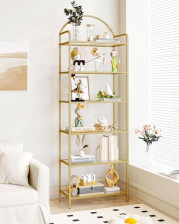Hzuaneri Plank, boekenkast van gehard glas, slank rek voor s, Huis en Inrichting, Kasten | Boekenkasten, Verzenden, Nieuw