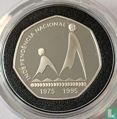 Kaapverdië 200 escudos 1995 (PROOF) 20th anniversary Ind.., Timbres & Monnaies, Monnaies | Afrique, Envoi