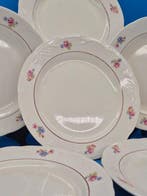 VEB Steingutwerke Torgau – 6 Speiseteller – Steingut mit