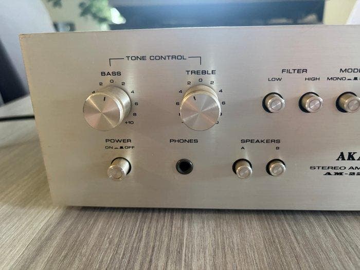 Akai - AM-2200 Solid state geïntegreerde versterker, TV, Hi-fi & Vidéo, Radios