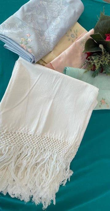 ricami fatti a mano - Handdoek (8) - 1.08 cm - 72 cm -