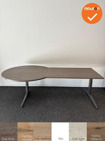 Ahrend Essa handmatig verstelbaar bureau met vergaderstuk -, Ophalen of Verzenden, Bureau