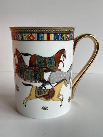 Hermès - Limoges - Nathalie Rolland-Huckel - Mok - 009882P -