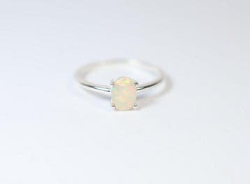 Ethiopisch opaal / Welo-opaal ring / nieuw- 1.28 g - (1)