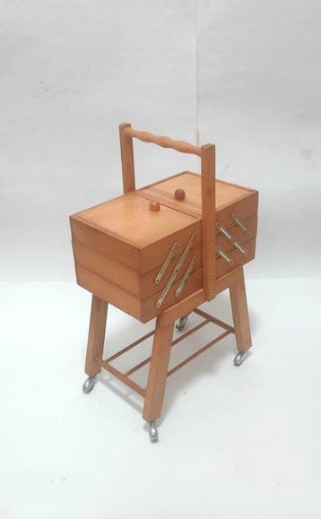 Boîte à couture - Bois, Antiquités & Art