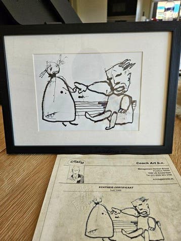 Herman Brood (Zwolle 1946 - Amsterdam 2001) - Tekening op