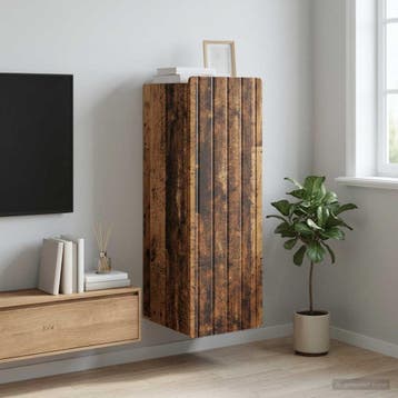 vidaXL Wandkast Oud hout 33 x 34,5 x 94 cm Bewerkt hout, Verzenden