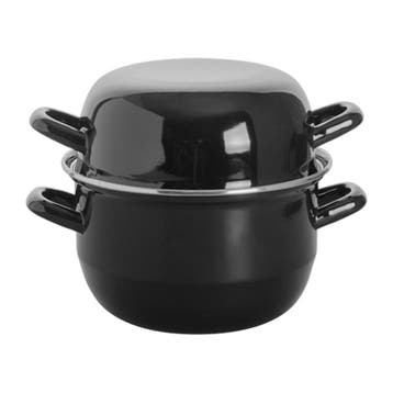 Mosselpan | Geëmailleerd | 2.8L | Div. Warmtebronnen |, Verzenden, Nieuw in verpakking