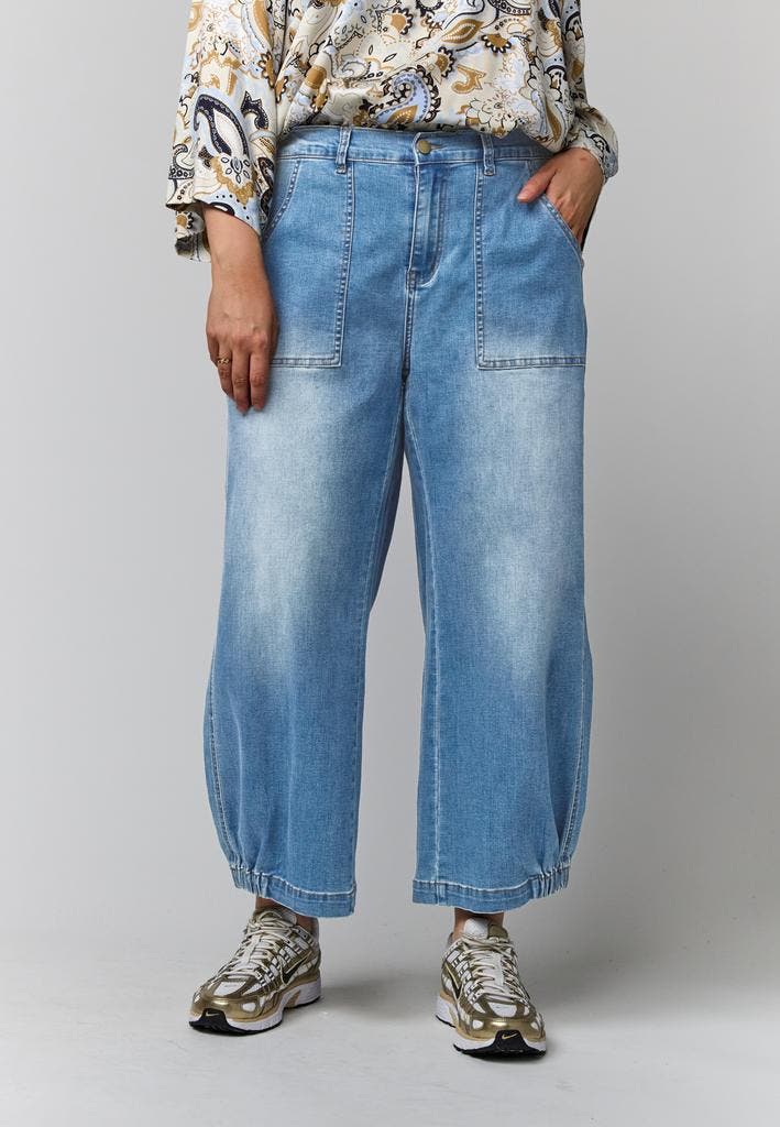 Gozzip baggy broek elastiek42Maat 42/44 (L), Kleding | Dames, Broeken en Pantalons, Overige kleuren, Nieuw, Maat 42/44 (L), Verzenden