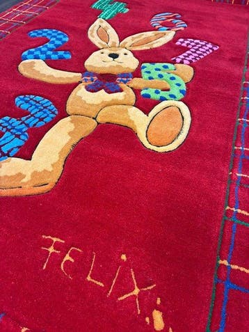 Felix der Hase - Vloerkleed - 170 cm - 110 cm - Felix de