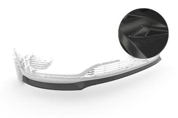 Cup spoiler lip met ABE voor Mercedes Benz EQA (H243) CSL686, Verzenden, Nieuw