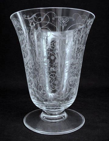 Baccarat - Vaas - Michelangelo - Kristal - Grote vaas Michel, Antiquités & Art