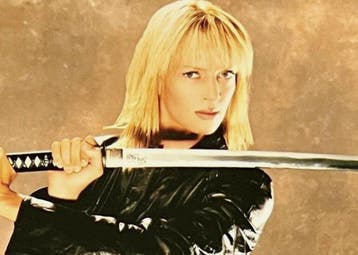 Kill Bill - Uma Thurman - 28x35 cm Photo Signed in Person -, Nieuw