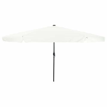 vidaXL Tuinparasol Zand en Antraciet 395 x 395 x 245 cm, Verzenden, Nieuw