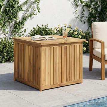vidaXL Tuinopslagdoos Massief Acacia Hout 70,5 x 68,5 x 53,5, Verzenden, Nieuw