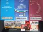 Italie, Belgique. 2 Euro 5 Coincard - 2004/2017/2022/2024