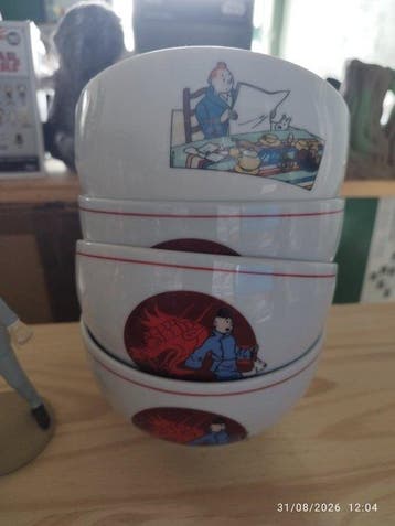 Moulinsart - Action figure Ensemble de 4 Bols + 1 tasse en