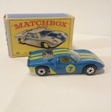 Matchbox 1:64 - Model raceauto - Ford GT Racer (41), Nieuw