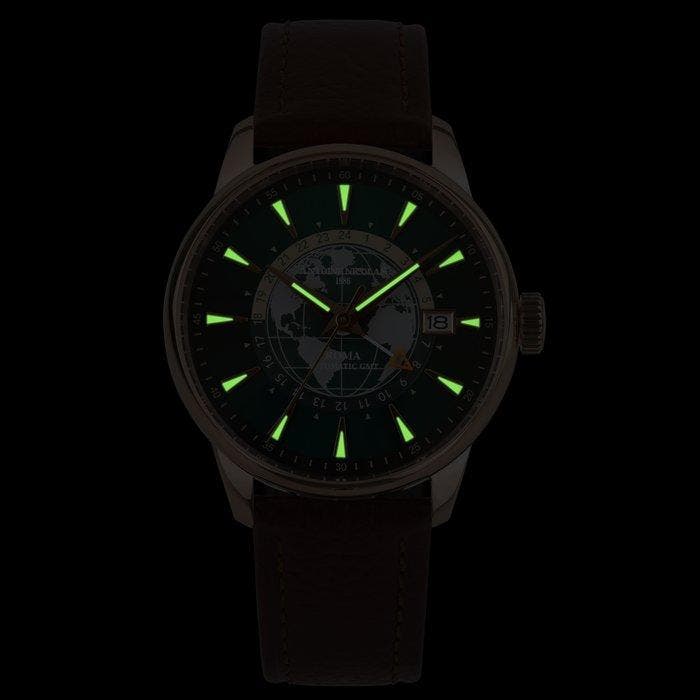 Antoine Nicolas 1986 - Roma Automatic GMT - Zonder, Handtassen en Accessoires, Horloges | Heren