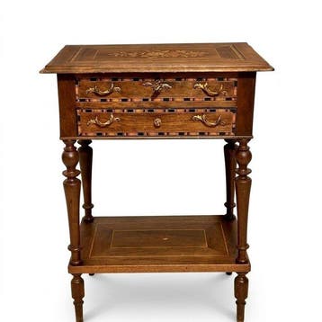 Coiffeuse - Acajou - Style Napoléon III, Antiquités & Art
