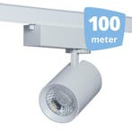 *TIP*  LED RAILVERLICHTING EOS WIT 100 SPOTS + 100M RAILS, Ophalen of Verzenden