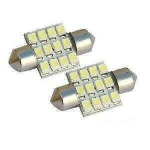 31mm 12 LED C5W SMD auto interieur dome lamp, Verzenden