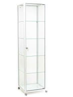 *TIP*  Dustproof Italiaanse glazen glossy vitrinekast wit s, Ophalen of Verzenden